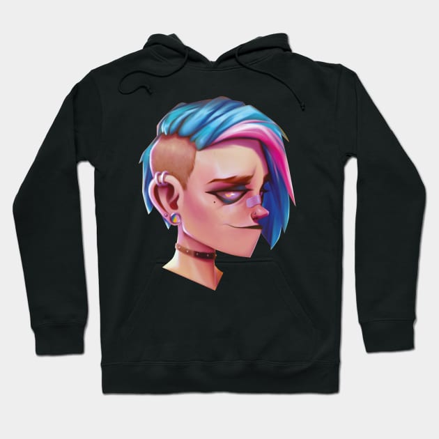 PunkGirl Hoodie by ivanOFFmax